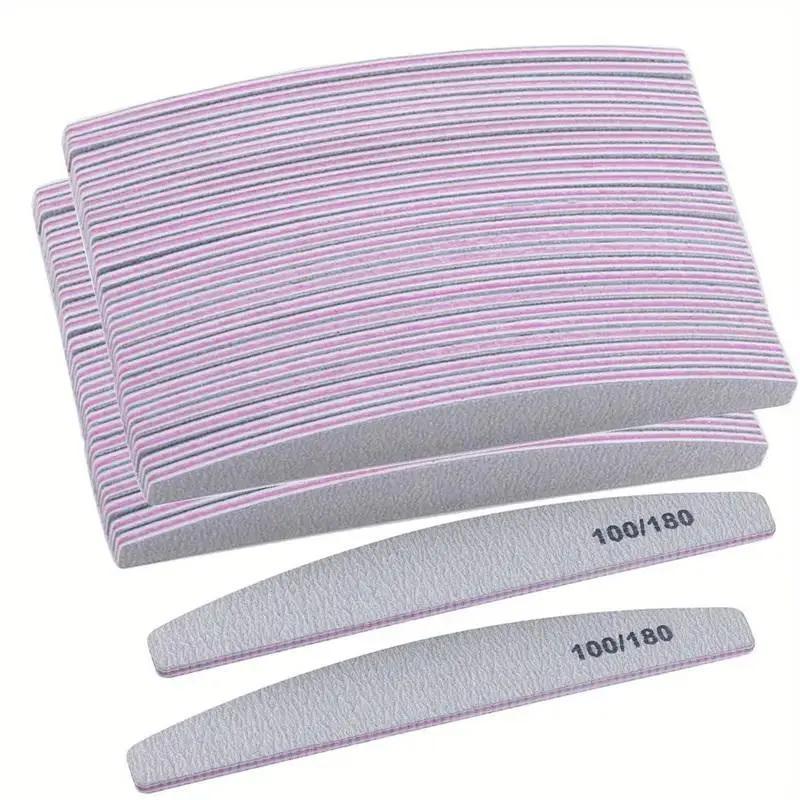 Double Sided Nail File Buffing Pad, 10 25 50pcs Nail File Buffer Pad, Professional Nail Art Tool for Home & Beauty Salon Use, Christmas Gift