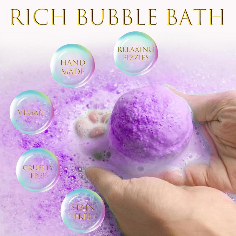 Bath Bombs for Women Gift Set, 15 Pcs Handmade Bubble Bathbombs, Shea & Coco Butter Dry Skin Moisturize, SPA Relaxing Gifts for Women & Men, Her, Girls, Wife, Birthday