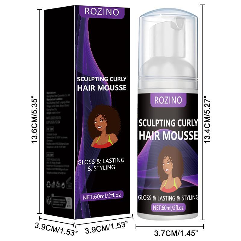 Hair Styling Mousse, Refreshing and Not Greasy Hair Mousse, Hair Styling Product for Women & Men, Suitable for All Hairstyles