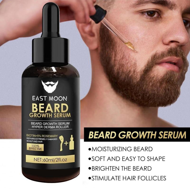 Beard Care Kit, 1 2 Sets Beard Hair Care Product, Beard Care Oil, Nourishes and Strengthens Beard, Beard Care Product for Men