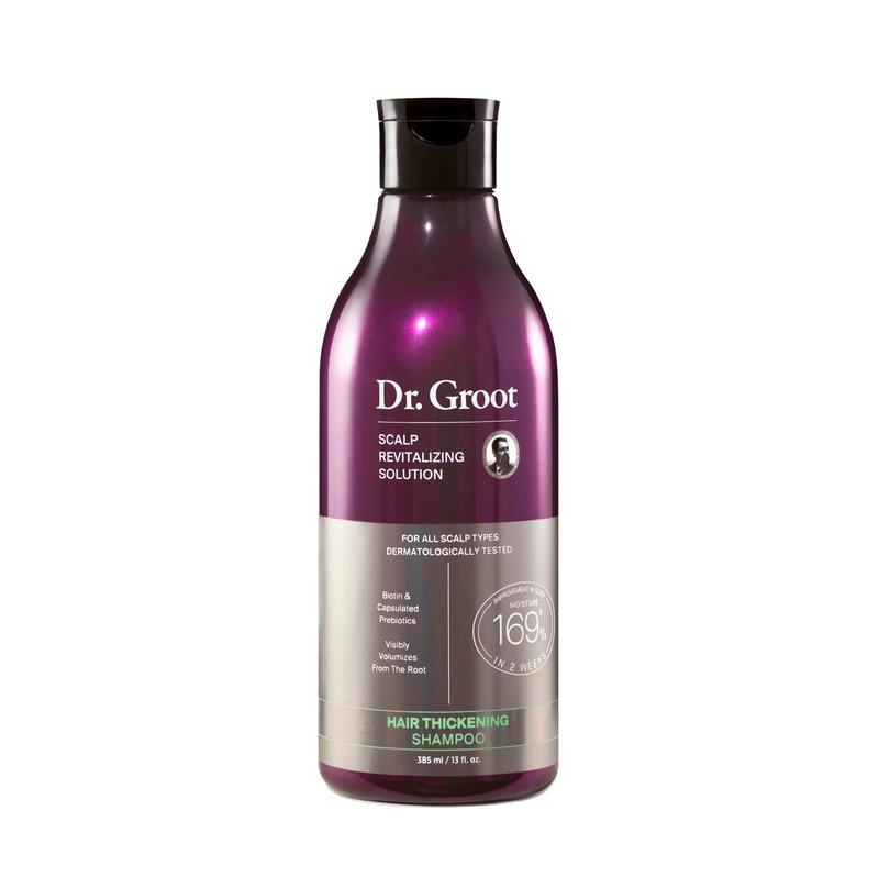 Dr. Groot Scalp Revitalizing Solution Hair Thickening Shampoo Conditioner Fuller Haircare Biotin Keratin