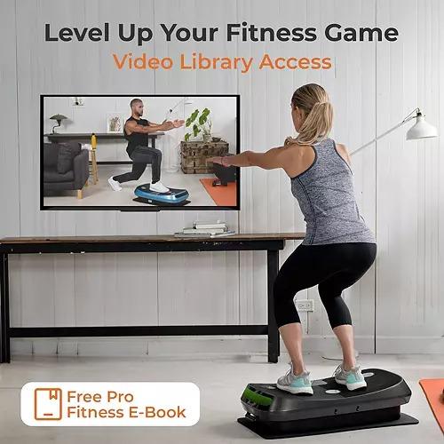 Lifepro Rumblex 4D Vibration Plate with 3 Motors & 7 Modes for Recovery & Injury Management  Bluetooth Daily vibration board