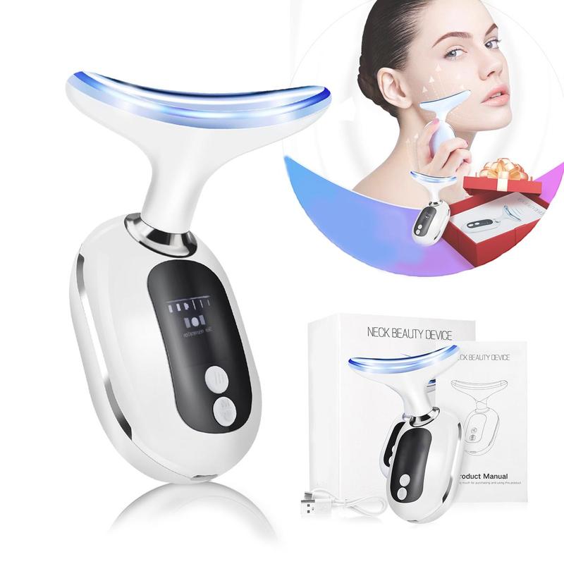 Neck Face Massaging Machine, 4-speed Adjustable Massager, Comfort Beauty & Personal Care Gift for Women & Men, Beauty Instrument