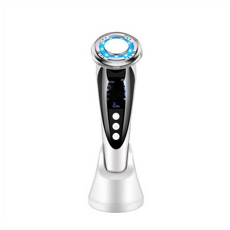 7-in-1 Women's Facial Massager Instrument , Hot and Cold Home Use Rechargeable Portable Beauty & Skincare Device