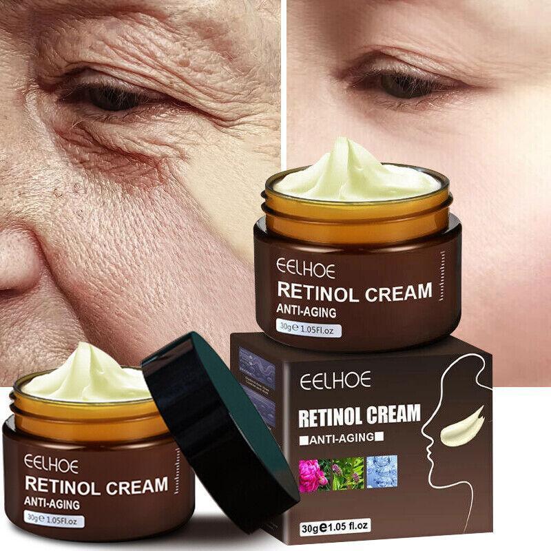 EELHOE Retinol Face Cream, Anti Aging, Hydrating, Firming, Revitalizing, with Hyaluronic Acid Vitamin E Hexapeptide, Moisturizer, Tightening, and Deep Hydration Skincare Comfort Skin Repair Moisturizing Moisture