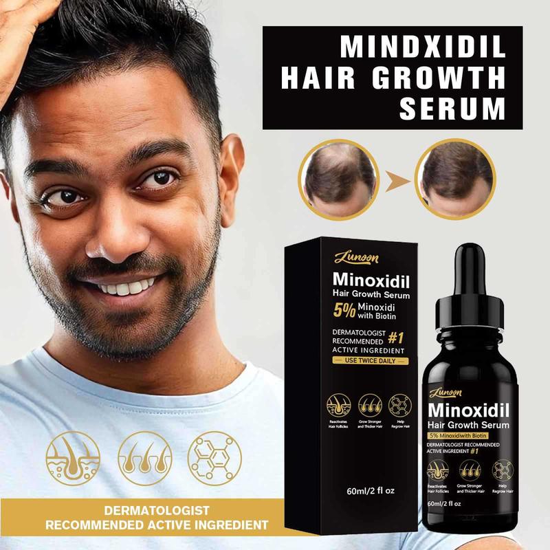 Minoxidil Hair Serum Anti-Hair Loss Isolation Liquid Hair Dense Nutrient Enhancer 60ml