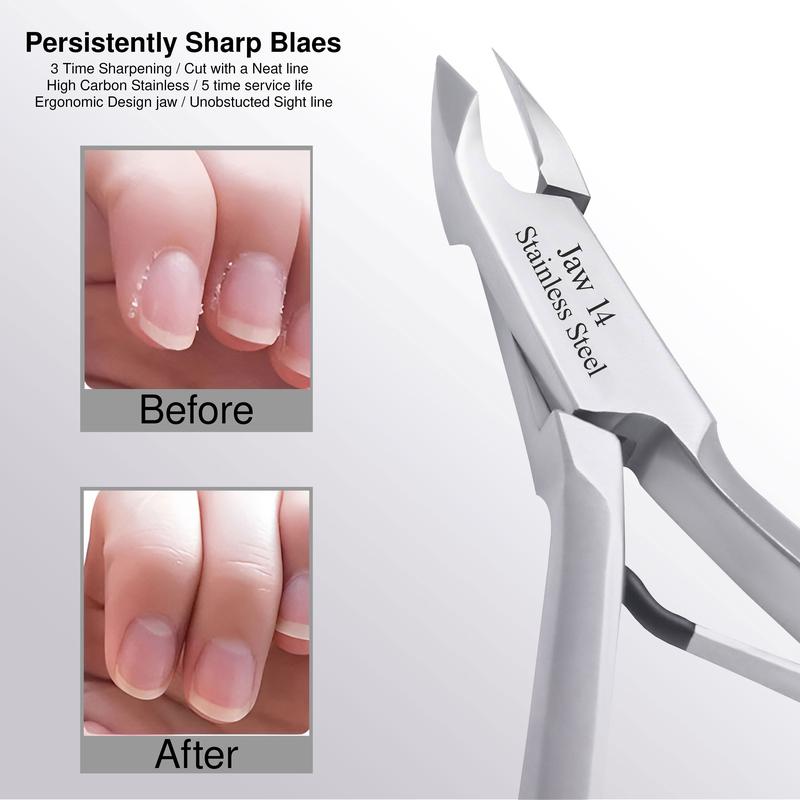 UM Supplies Cuticle Trimmer | Hangnail Remover | Extremely Sharp | Professional Cuticle Nippers | Stainless Steel | Cuticle clippers | Pedicure Manicure Tool Nail Care