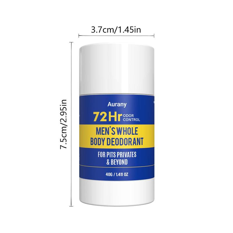 72 Hour Men's Body Deodorant Lotion, Long-lasting Freshness & Odor Control Body Lotion, Hydrating & Soothing Formula Body Care Product