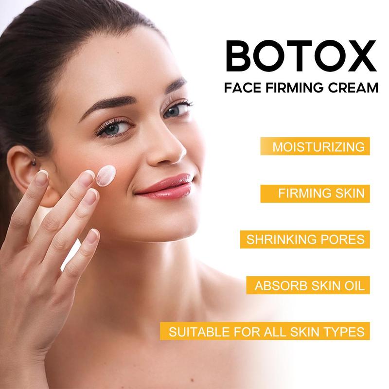 Botox Face Firming Moisturizer, Collagen & Vitamin C Facial Massage Cream, Moisturizing Skin Care Product for Women & Men, Christmas Gift