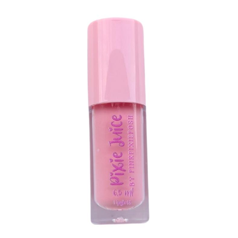 Pink Pixie Makeup: Glossy Soft Pink Lipgloss, Watermelon Flavored Lip Care Moisturizing