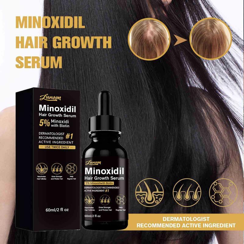 Minoxidil Hair Serum Anti-Hair Loss Isolation Liquid Hair Dense Nutrient Enhancer 60ml