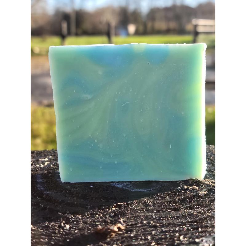 Eucalyptus & Spearmint Goat Milk Soap | Handmade, Natural, Moisturizing Soap for Sensitive Skin