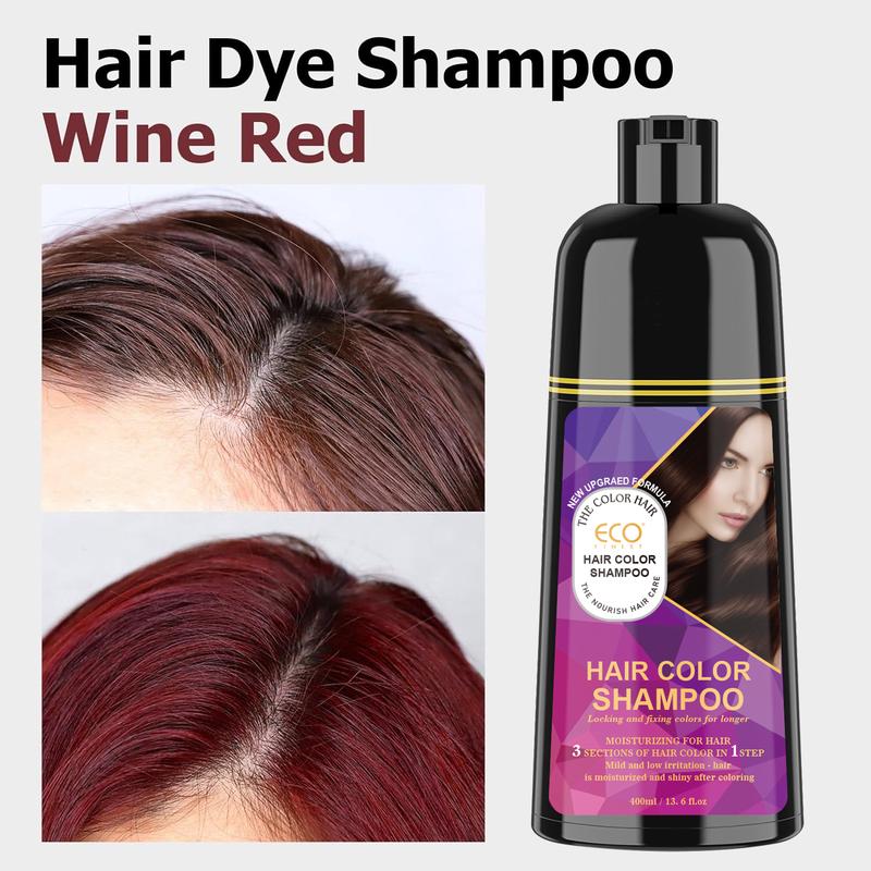 ECO Finest Semi-Permanent Hair Dye - Non-Toxic Pure Botanical Burgundy Hair Dye - Burgundy (1-3 pc) Haircare Haircare color shampoo