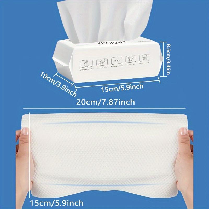 Disposable Face Towel, 100 200 400pcs Dry & Wet Use Facial Cleansing Towels, Double-sided Design Makeup Removal Wipes, Christmas Gift