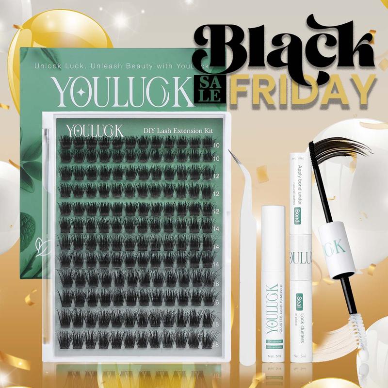 YOULUCK 3D Eyelash Clusters - Advanced Bond and Remover