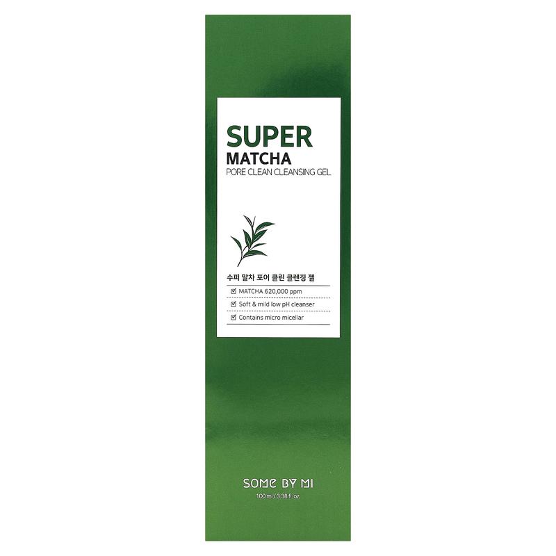 SOME BY MI Super Matcha Pore Clean Cleansing Gel, 3.38 fl oz (100 ml)