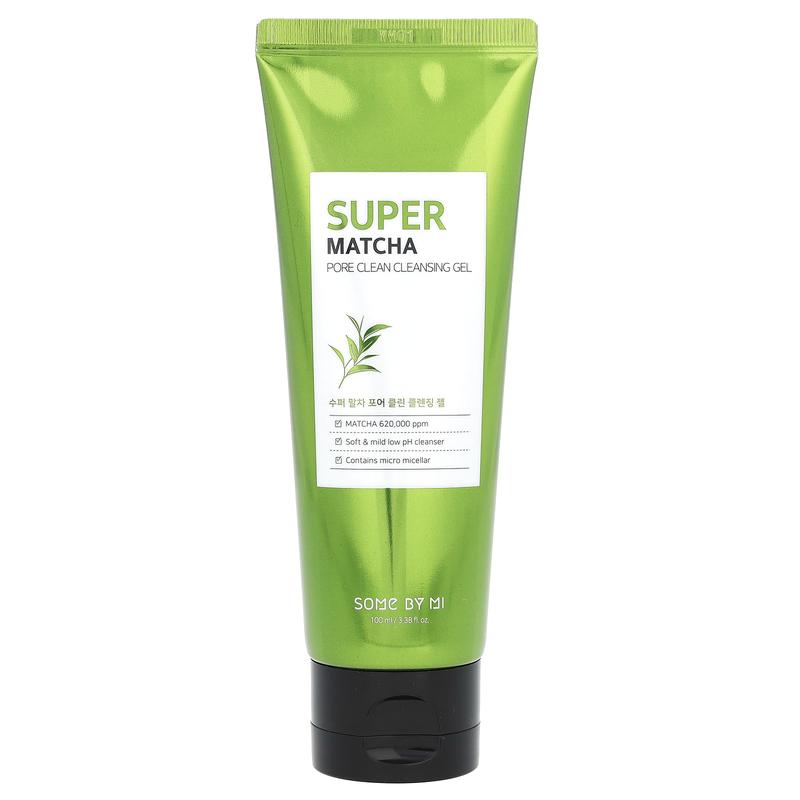 SOME BY MI Super Matcha Pore Clean Cleansing Gel, 3.38 fl oz (100 ml)