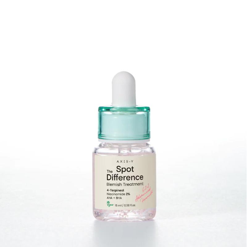 [AXIS-Y] Spot the Difference Blemish Treatment 15ml, Hydrating Gentle Acne Spot Treatment For Sensitive Skin, Acne Care, Ceramides Capsules, AHA and BHA Extract, Gently Peel, Skin Barrier, Lightweight, Korean Skincare, Viral Blemish Treatment