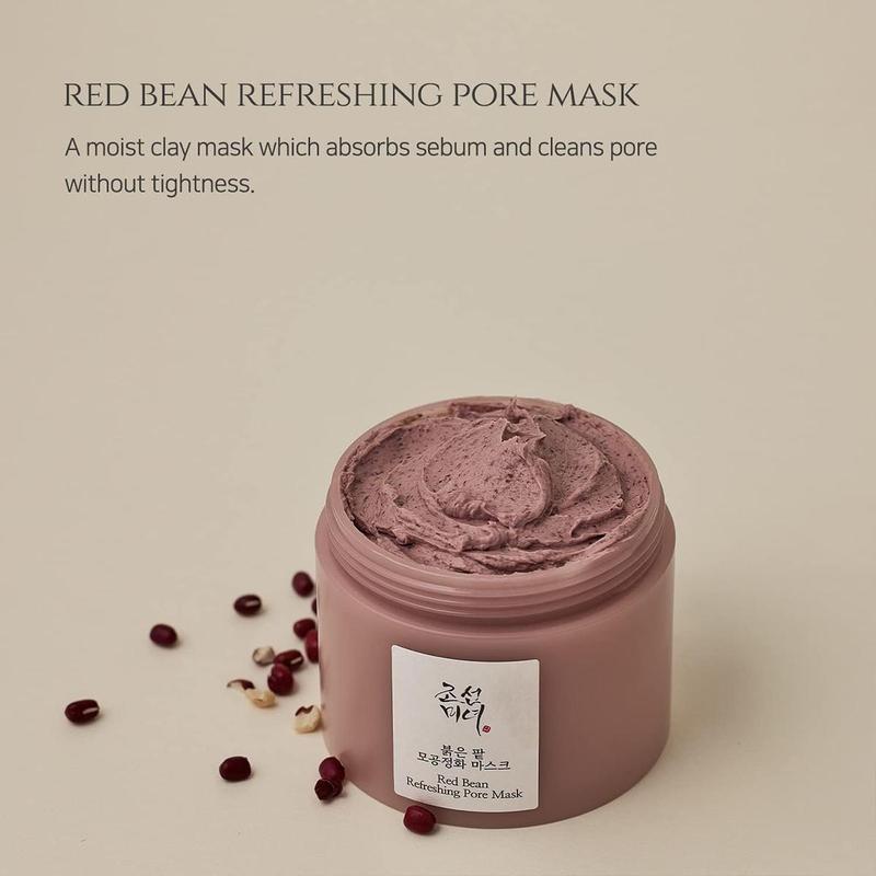 [Beauty of Joseon] Red Bean Refreshing Pore Mask 140ml, Vegan Facial Washoff Mask, Korean Skincare, Skin Radiance Care, Pore Care, beenl Facial Mask, Nourishing and Recharging, Viral Mask