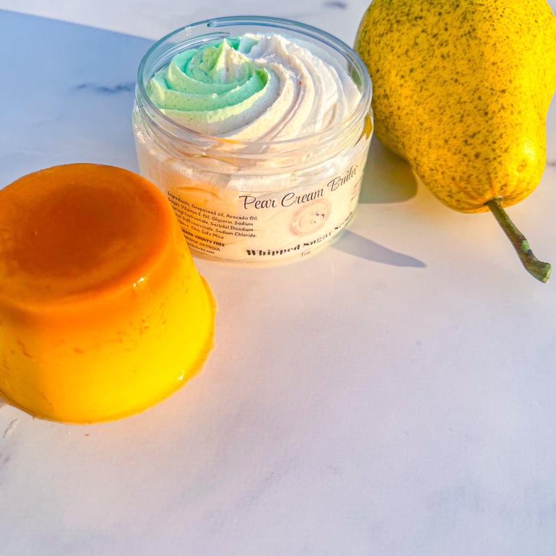 Whipped Sugar Scrub for Soft Skin - Body Scrub for Gentle Exfoliation