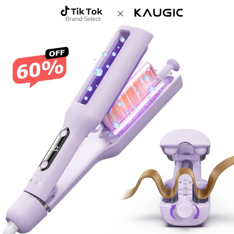 Adjustable Curling  Iron for Easy Comfort Styling Hair Wavers With Cool Airflow 4 in 1 Adjustable for Easy Comfort Styling Negative Ionic hairwaver comfortable handle the instyler curling irons Anti-Scald Dual