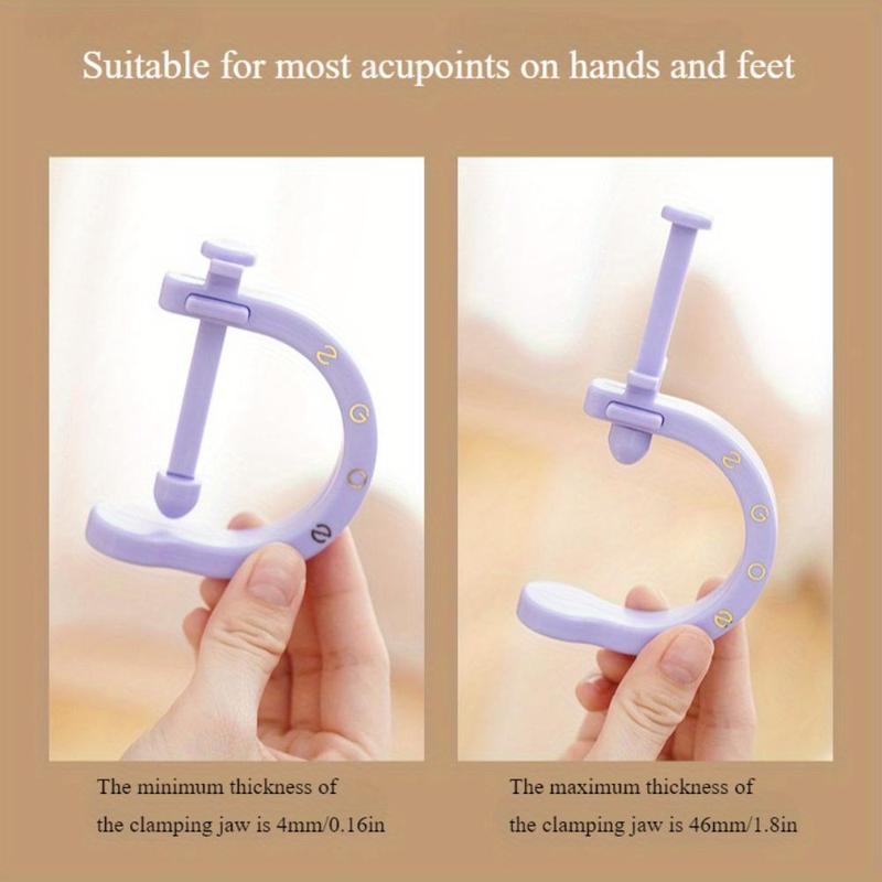 12-speed Finger Massager, 1 Count Lightweight & Portable Handheld Pressure Tool, Manual Massage Tool for Home & Travel