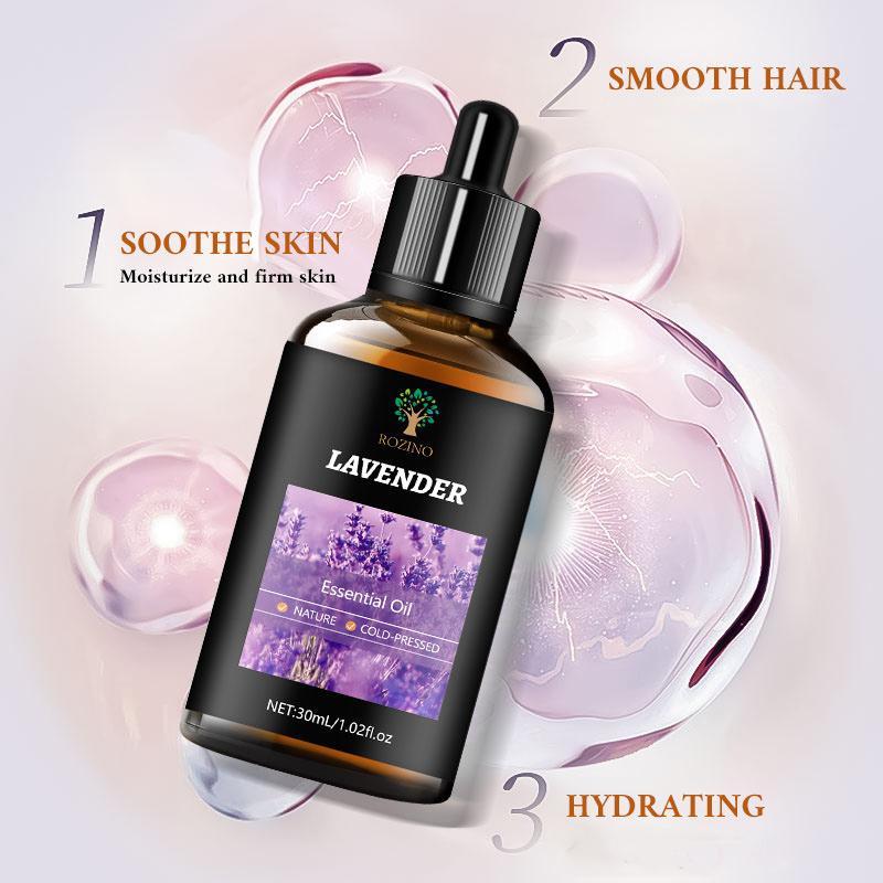 Lavender Essential Oil, Deep Moisturizing Facial Serum, Hydrating Refreshing Facial Essential Oil for Women, Skincare Product