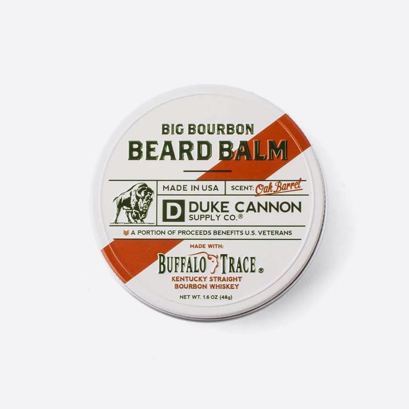 Duke Cannon Supply Co. Big Bourbon Beard Care Collection Gift Bundle (3 Piece Set) - Premium Men's Beard Wash, Beard Balm and Beard Oil (Oak Barrel Scent)