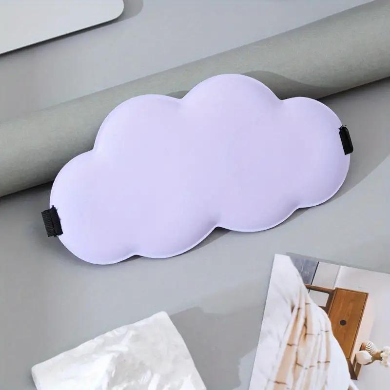 1 Count Cloud Shaped Sleep Eye Mask, Soft & Comfortable Eye Patch, 3D Blackout Eye Mask For Sleeping, Travel, Nap