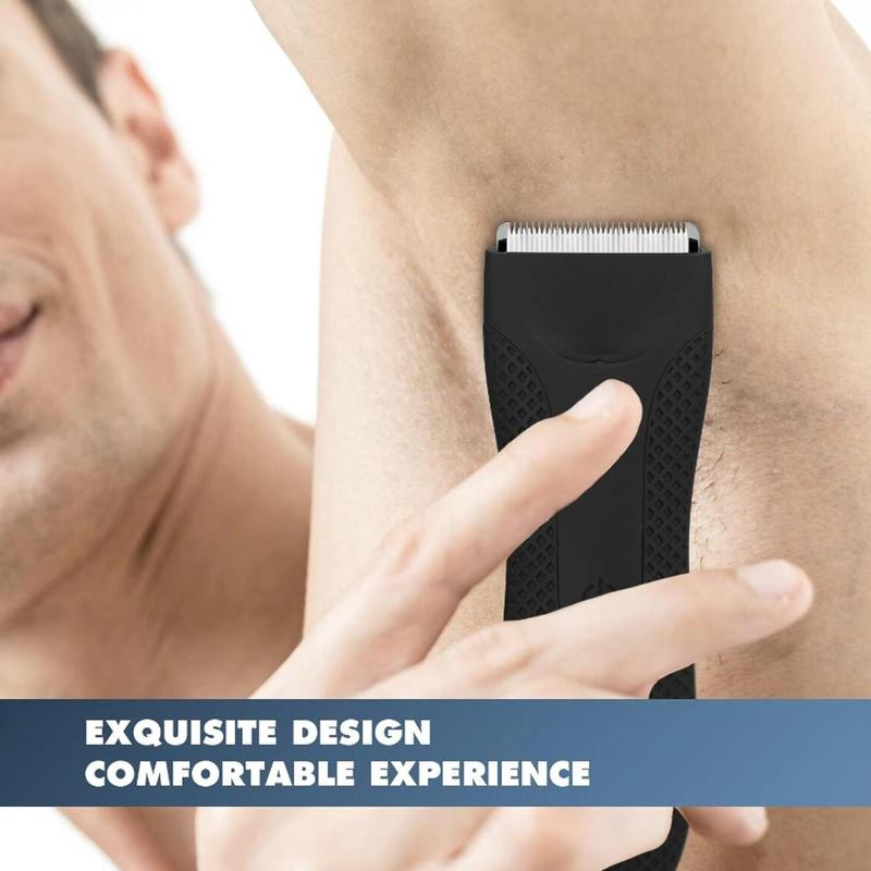 Electric Hair Trimmer, Comfort Rechargeable Hair Clipper, Body Trimmer for Men Waterproof Hair Trimmer Shaving Tool, Body Hair Trimmer Barber Equipment, Electric  Shaver Trimmer  for Men