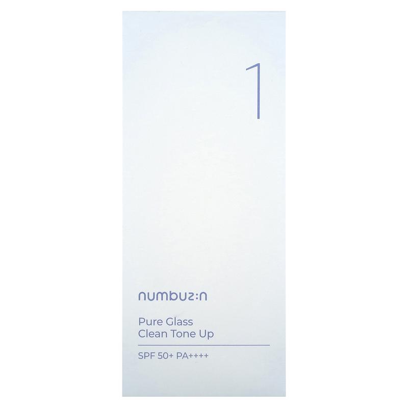 Numbuzin No.1 Pure Glass Clean Tone Up, SPF 50+ PA++++, 1.69 fl oz (50 ml)