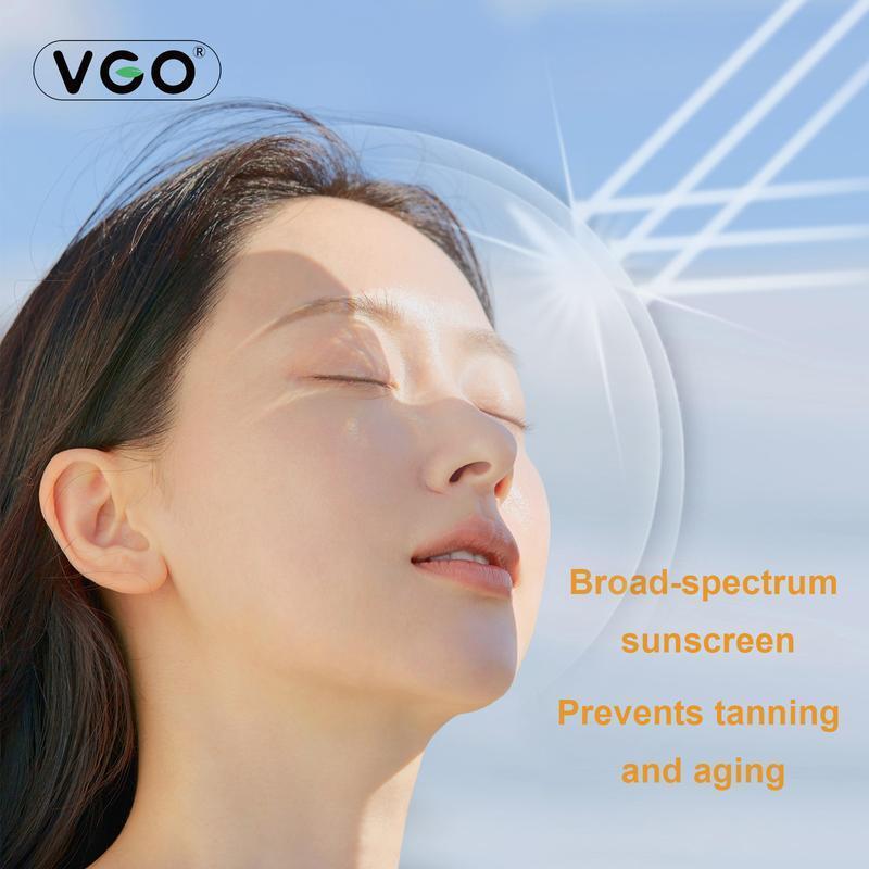 VGO Buy One Get One Free  Moisturizing Reflected Ultraviolet Sun Cream SPF 50 PA+++ 48g Facial Skincare Sunscreen Makeup-B2 Case Lactic