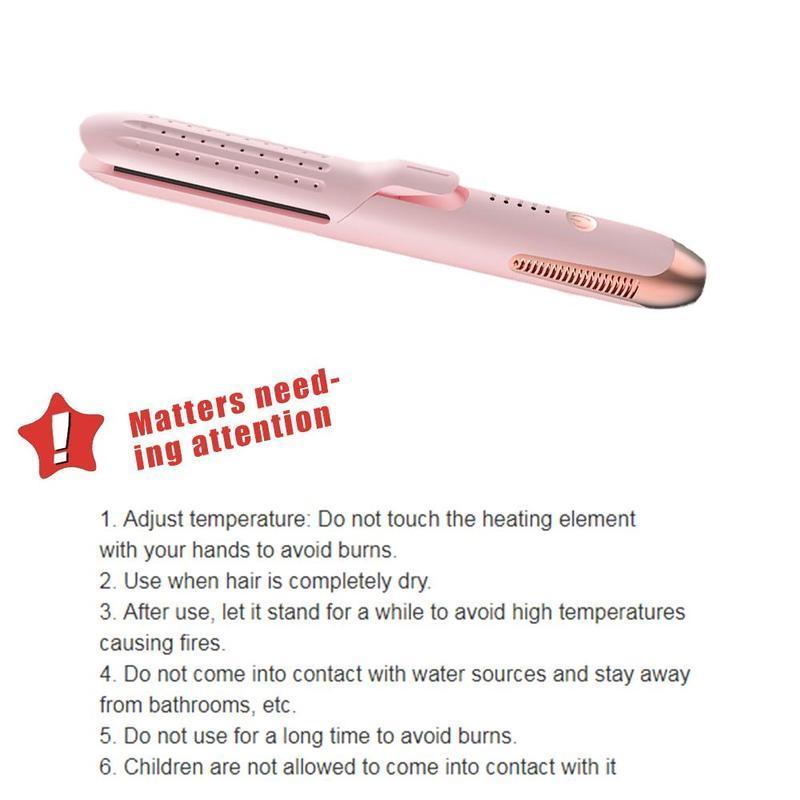 Portable Electric Hair Straightener, 1 Count Hair Straightening Iron, Hair Styling Tool for Home & Travel, Professional Hair Styling Tool for Women