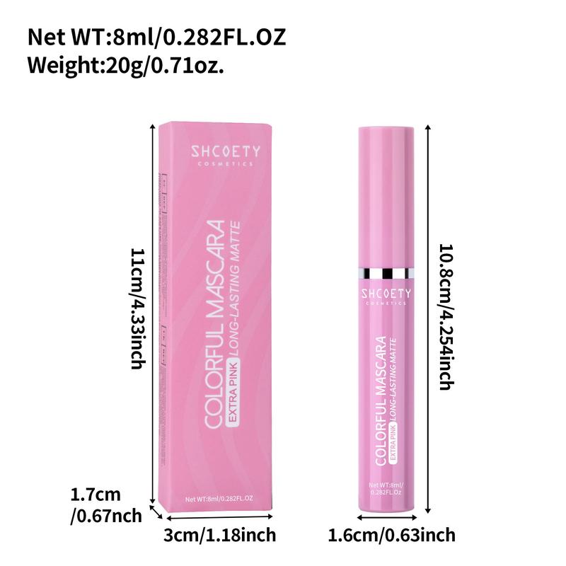 Long Lasting Mascara, 1 Count Natural Curl Colored Mascara for Eyelashes Lengthening Volumizing Defining, Professional Eye Makeup Products