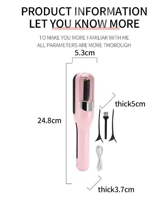 Rechargeable Cordless Split Hair Trimmer Hair Split Ends Trimmer Remover Damaged Hair Repair Hair Care Treatment Portable Home｜Cordless Split End Hair Trimmer,.Automatic ｜2 In 1 Hair Ends Trimmer Split Remover Comfort black friday deals