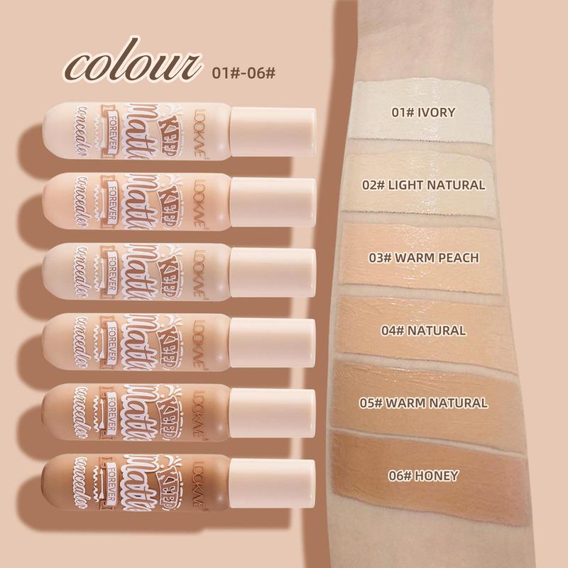 Long-lasting Concealer Stick, 6pcs set Full Coverage Concealer Cream, Moisturizing Acne Dark Circles Covering Concealer Cream