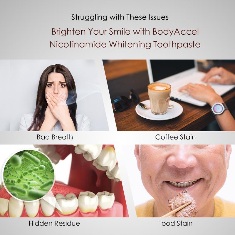 BodyAccelNiacinamide Whitening Toothpaste