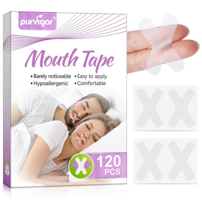 Mouth Tape, 120pcs box Soft Transparent Mouth Tape, Painless Removal Mouth Tape for Sensitive Skin, Skincare Tools for Home & Travel