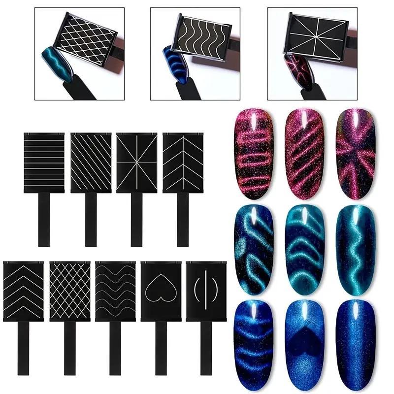 Double-ended Nail Art Tool Set, 16pcs set Professional Strip Nail Art Pen, Beauty & Personal Care Manicure Tool Set