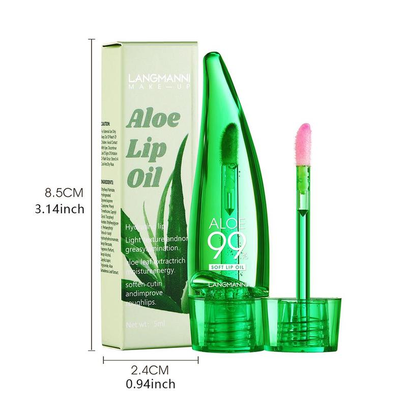 Comfort Skincare Aloe Vera Moisturizing Lip Oil, Magic Temperature Color Changing Lip Moisturizer, Hydrating Tinted Lip Gloss, Lip Care Gifts for Women