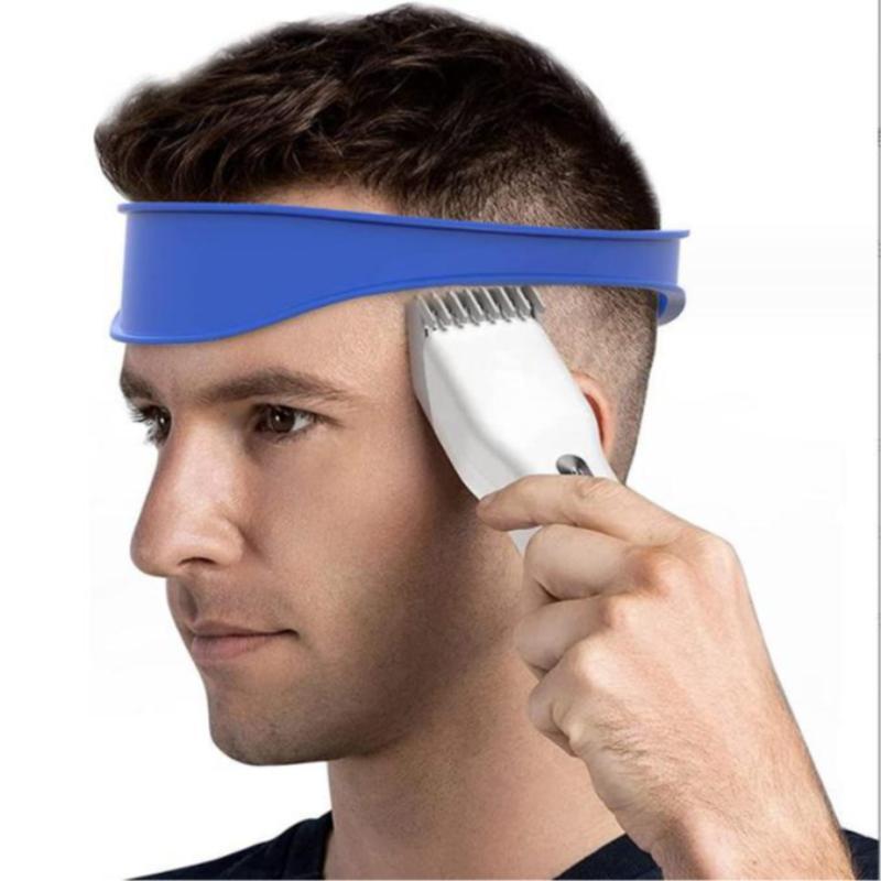 Hairline Trimmer Guide, Silicone Haircut Band Template, Silicone Heatless Styling Tool for Men,  Hair Products