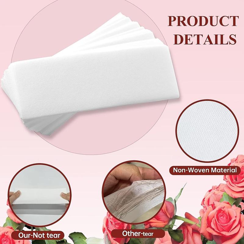 Disposable Body Care Wax Strips, 1 Set Hair Removal Cosmetic Waxing Strips, Waxing Strips for Women Face, Upper Lip, Chest, Arms, Legs, Underarms, Skin Care Tool