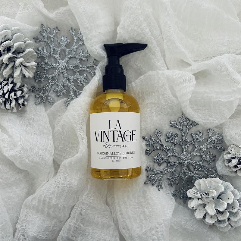 Holiday Collection Body Oil - Holiday Scented Body Oil - Gourmand Oil - Stocking Stuffer