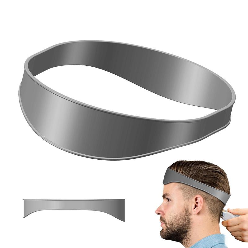 Hairline Trimmer Guide, Silicone Haircut Band Template, Silicone Heatless Styling Tool for Men,  Hair Products