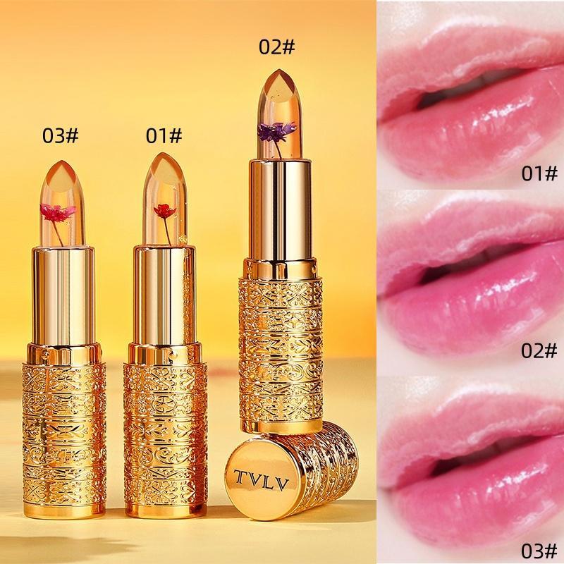 Long Lasting Color Changing Lipstick, 1 Box Moisturizing Lipstick, Glossy Lip Glaze Stick, Plumping Lip Oil Lip Stick for Girls & Women, Christmas Gift