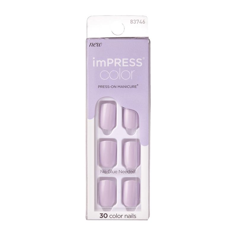 imPRESS Color Press-On Manicure - Picture Purplect