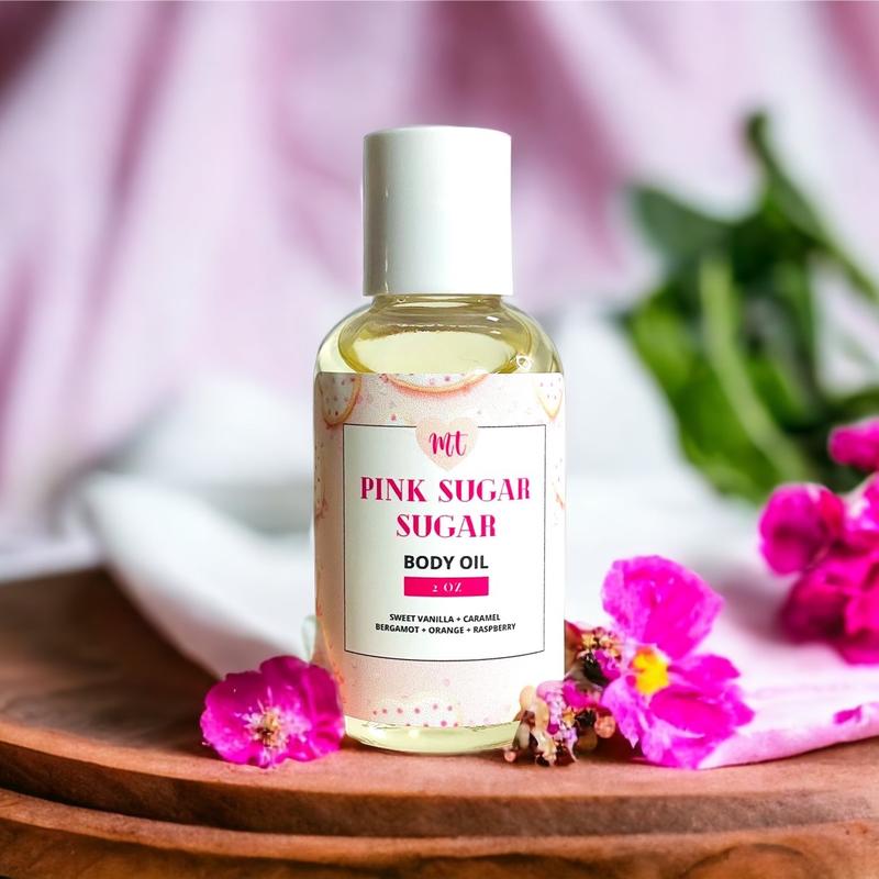 Pink sugar sugar Body Oil Hydrating women unisex cruelty free Body Care Moisturizing Scented Moisturize Comfort Moisture Moisturizer Cosmetic Aroma