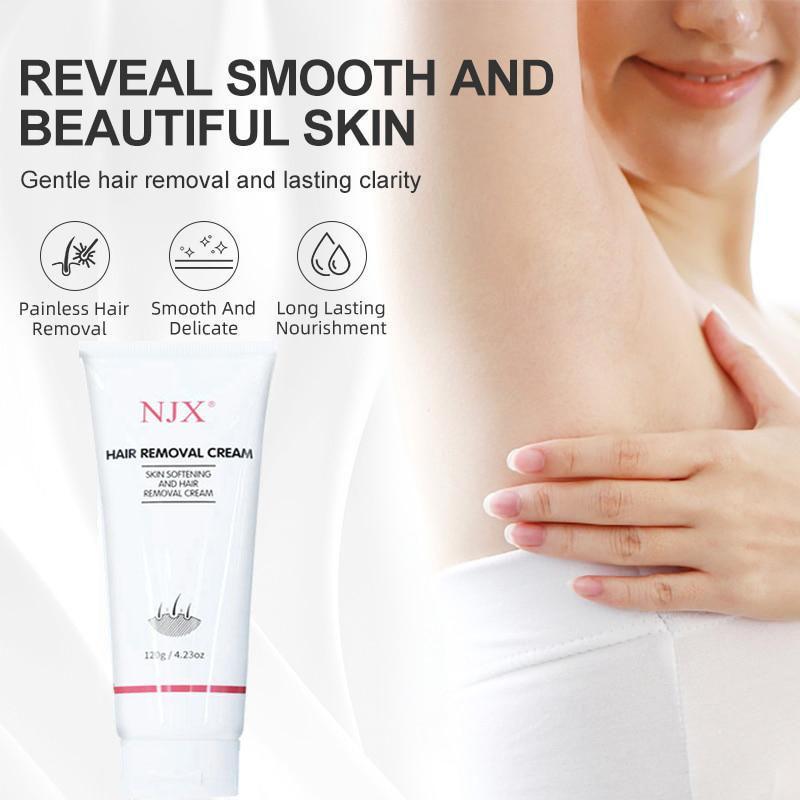 NJX  Hair Removal Cream Painless Hair Removing Depilatory Cream for Men & Women Body Facial Armpit Leg Body Care Wax Comfort Cosmetic