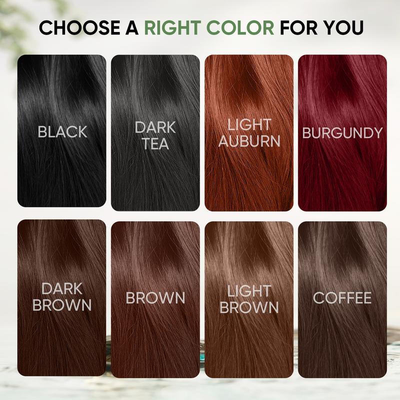 FARNDU Hair Color Shampoo - Various Colors Available - 10 Mins Gray Hair Coverage - Long Lasting - Ammonia-Free -  3-In-1 Gray Hair Coverage - Fruity Aroma(400 mL)-Brown