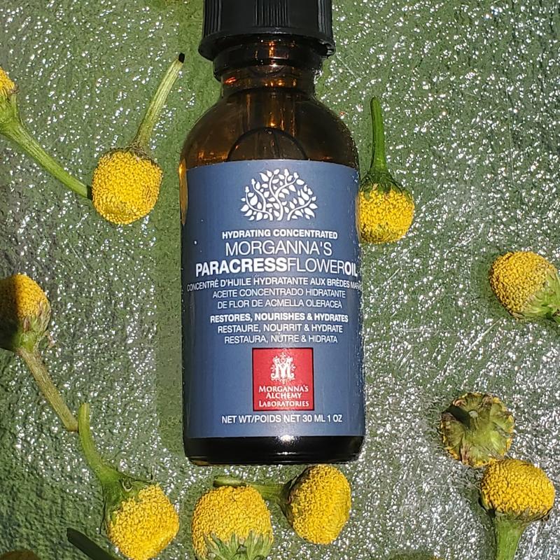 Morganna’s Paracress Organic Oil Restore for expression lines and wrinkles, purest form of Paracress oil, sustainable process, Skin Repair Flower Skincare